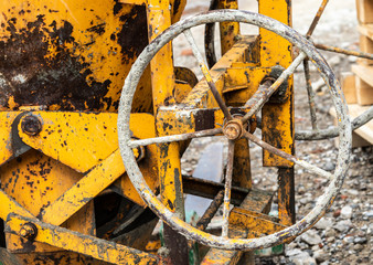 Drehrad einer Mischmaschine