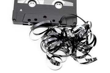 Kassette mit Bandsalat