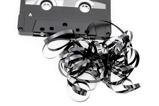 Kassette mit Bandsalat