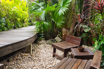 Tropical garden