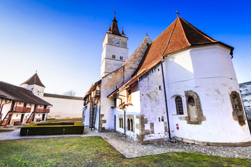 Fototapeta premium Harman fortified church, Transylvania, Romania