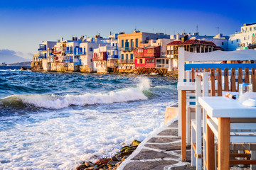Obraz premium Mykonos, wyspy greckie - Grecja