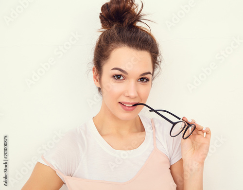 Young girl nude with glasses photos 722