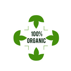 organic leaf logo