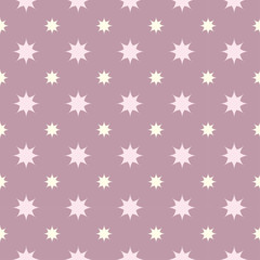 seamless background with colorful stars
