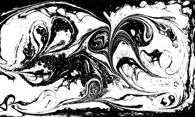 Marble abstract acrylic background. Nature marbling artwork text