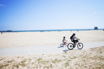 Fototapeta premium Venice Beach Bike Ride