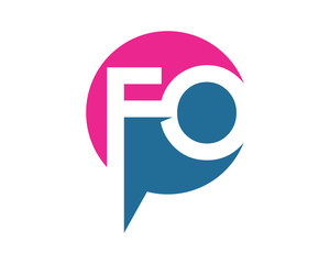 circle initial letter typography typeset alphabet font image vector icon