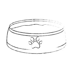 dish pet isolated icon vector illustration design