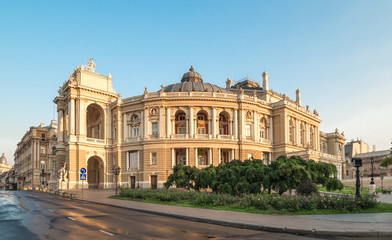 Fototapeta na wymiar Odessa Opera Theatre