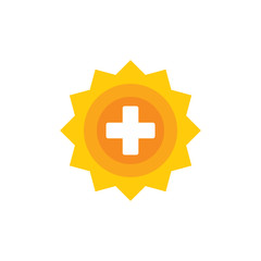 Sun Medical Logo Icon Design