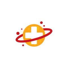 Planet Medical Logo Icon Design