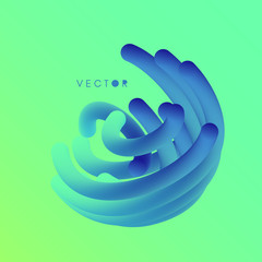 Fototapeta premium Vector art illustration. Dynamic effect. Cover design template. Can be used for advertising, marketing, presentation.