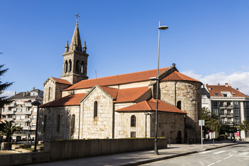 Lalin, Spain. Iglesia Parroquila de Nuestra Senora de los Dolores (Parish Church of Our Lady of Sorrows)
