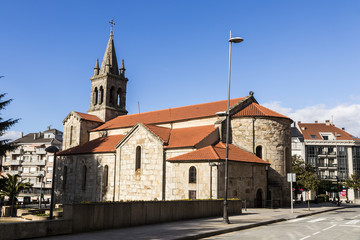 Lalin, Spain. Iglesia Parroquila de Nuestra Senora de los Dolores (Parish Church of Our Lady of...