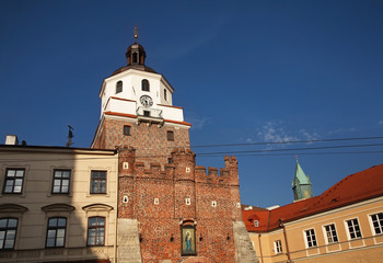 Krakow gate (Brama Krakowska) in Lublin. Poland © Andrey Shevchenko