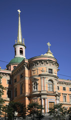 Fototapeta na wymiar Castle of Saint Michael in Saint Petersburg. Russia
