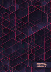 Graphic illustration. Abstract background with geometric pattern. Eps10 Vector illustration