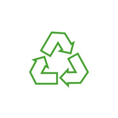 Recycle Vector Template Design Illustration