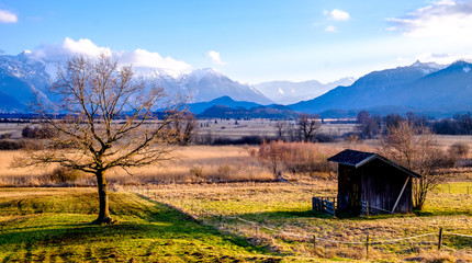 landscape murnauer moos - bavaria