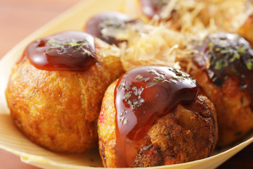 たこ焼き　Japanese food Takoyaki