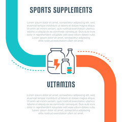 Website Banner and Landing Page of Sports Supplements.