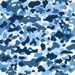 blue camouflage