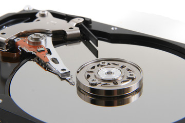 open hard drive