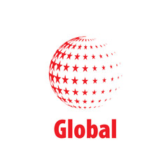 vector logo globe