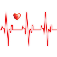 cardiogram. Heart beat