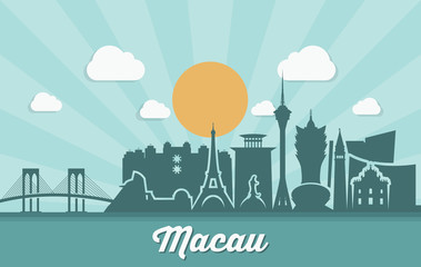 Macau skyline 