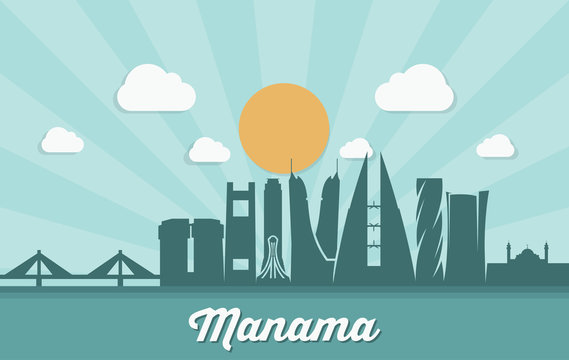 Manama skyline - Bahrain