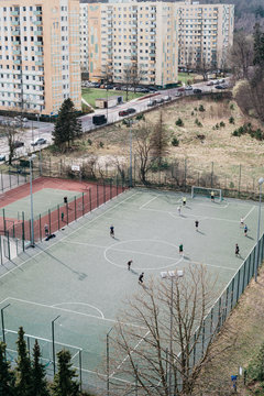 sports fields in the city
