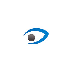Eye logo icon design template vector