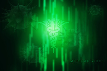 2d illustration Health care and medical logo 
