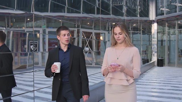 Business Meeting Outdoors