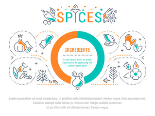 Website Banner and Landing Page of Spices.