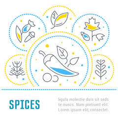 Website Banner and Landing Page of Spices.