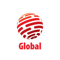 vector logo globe