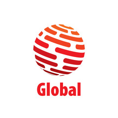 vector logo globe