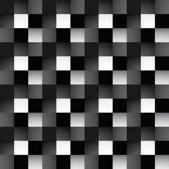 geometric square pattern. abstract monochrome seamless pattern. vector black and white texture