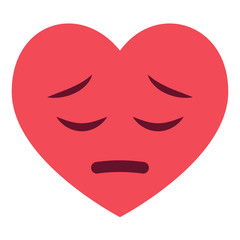 Herz Emoji bedauernd