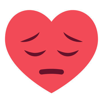 Herz Emoji bedauernd