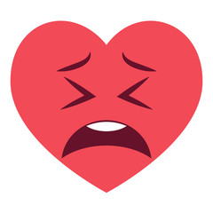 Herz Emoji zweifelnd