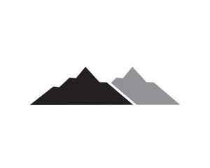 Fototapeta na wymiar Mountain nature landscape logo and symbols icons template