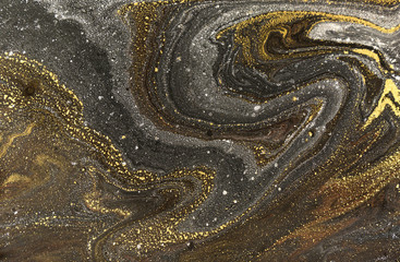 Marble abstract acrylic background. Nature marbling artwork texture.
