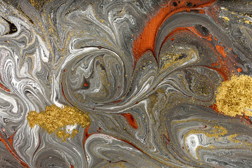 Fototapety  Marble abstract acrylic background. Nature marbling artwork texture.