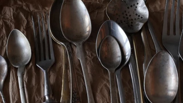 old, antique cutlery