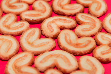 Puff pastry with sugar