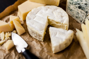 Different sorts of cheese